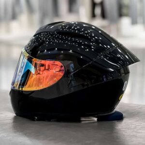 Gloss Black Full Face Racing Helmet