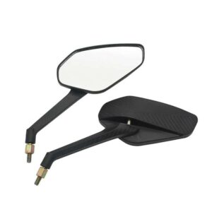 Universal Sleek Black Rearview Mirrors